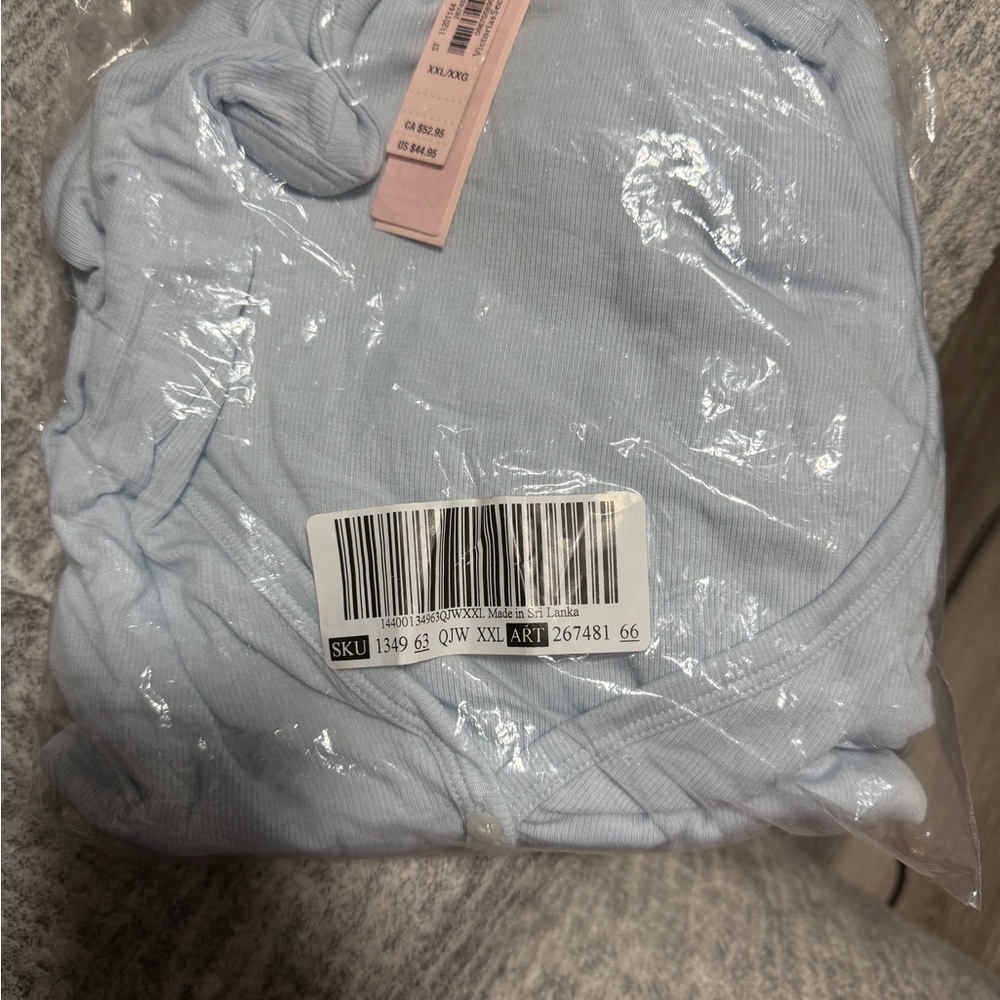 Victoria's Secret Light Blue Pajama Set